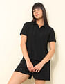 U.S. Polo Assn. Women Relaxed Fit Textured Co-Ords