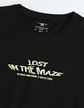 Flying Machine Cotton Glow In The Dark T-Shirt