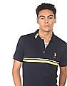 U.S. Polo Assn. Pique Striped Polo Shirt