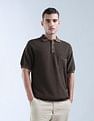 Flying Machine Textured Color Of Home Polo Shirt