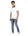 AD by Arvind Cotton Solid Polo Shirt