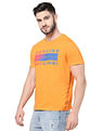 AD by Arvind Crew Neck Graphic Print T-Shirt