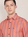 U.S. Polo Assn. Vertical Stripe Pinpoint Oxford Casual Shirt