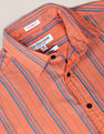 U.S. Polo Assn. Vertical Stripe Pinpoint Oxford Casual Shirt