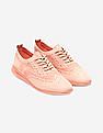 Cole Haan Women Light Pink ZERØGRAND Wingtip Oxford Sneakers