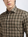 Tommy Hilfiger Melange Large Checked Regular Fit Shirt