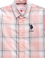 U.S. Polo Assn. Kids Boys Plaid Check Super Slim Fit Shirt