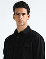 Flying Machine Chambray Weave Cotton Shirt
