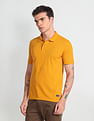 Flying Machine Solid Pique Polo Shirt