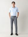Arrow Liberty Classic Fit Windowpane Checked Shirt