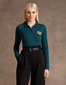 U.S. Polo Assn. Women Crest Logo Regular Polo Shirt
