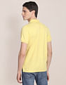 U.S. Polo Assn. Ribbed Collar Solid Polo Shirt