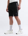 USPA Active Solid Slim Fit Shorts