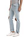 Aeropostale Slim Straight Fit Ripped Jeans