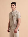 U.S. Polo Assn. Denim Co. All-Over Printed Pure Cotton Polo Shirt