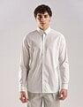 Calvin Klein Jeans Vertical Stripes Slim Fit Plain Woven Shirt