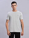 Tommy Hilfiger Mens Grey Heathered T-Shirt