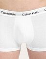 Calvin Klein Underwear Low Rise Solid White Trunks - Pack Of 3