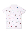 U.S. Polo Assn. Kids Boys Brand Print Cotton Polo Shirt