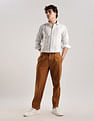 Calvin Klein Jeans Vertical Stripes Slim Fit Dobby Woven Shirt