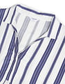 U.S. Polo Assn. Women Extended Sleeve Vertical Stripe Top