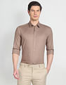 Arrow Newyork Geometric Print Slim Fit Formal Shirt