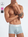 Calvin Klein Underwear Reprocessed Polyester Low Rise Trunks - Pack Of 3