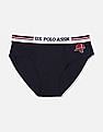 USPA Innerwear Mid Rise Cotton Spandex IKBB Briefs - Pack Of 3