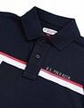 U.S. Polo Assn. Kids Boys Vertical Striped Regular Polo Shirt