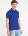 Tommy Hilfiger Solid Regular-Fit Cotton Polo T-Shirt