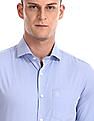 USPA Tailored French Placket Solid Shirt