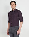 Arrow Newyork Windowpane Check Twill Shirt