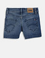 Tommy Hilfiger Kids Girls Solid Regular-Fit Cotton Shorts