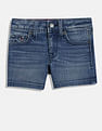 Tommy Hilfiger Kids Girls Solid Regular-Fit Cotton Shorts