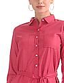 U.S. Polo Assn. Women Geometric Printed Shirt Dress