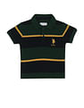 U.S. Polo Assn. Kids Horizontal Stripe Cotton Polo Shirt