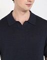 Calvin Klein Jeans Solid Regular-Fit Linen Polo T-Shirt