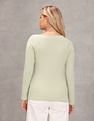 U.S. Polo Assn. Women Long Sleeve V-Neck Top
