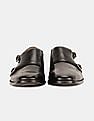 Cole Haan Men Black Giraldo Double Monk Strap Leather Shoes