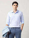 Arrow Manhattan Slim Fit Graph Checked Autopress Shirt