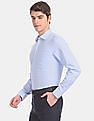 Arrow French Placket Long Sleeve Check Formal Shirt