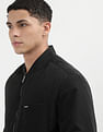 Calvin Klein Jeans Regular Fit Solid Casual Jacket