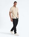 Flying Machine 30's Slub Striped Shirt