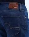 Flying Machine Slash Slim Tapered Fit Jeans