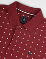 Arrow Sports Geometric Print Regular Polo Shirt