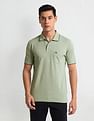 Arrow Sports Tipped Collar Regular Fit Polo Shirt