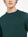 Tommy Hilfiger Solid Regular-Fit Cotton Sweater