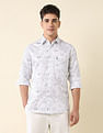 U.S. Polo Assn. Satin Print Full Sleeve Shirt