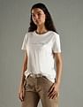 Tommy Hilfiger Embroidered Logo Regular Fit Cotton T-Shirt