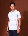U.S. Polo Assn. Horizontal Striped Working Holiday Polo Shirt